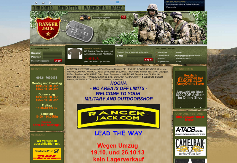 ArmyOnlineStore.com