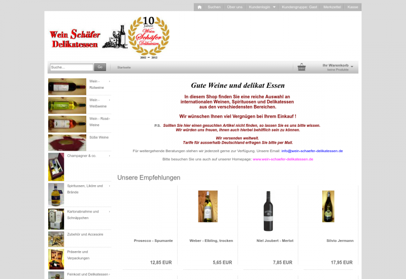 Wein-Schaefer-Delikatessen.de