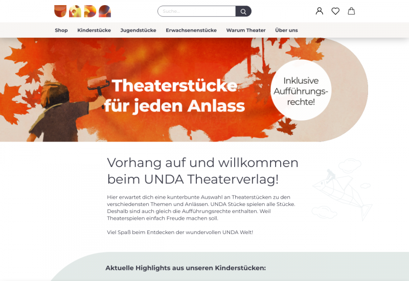 UNDA Verlag für Theaterstücke 