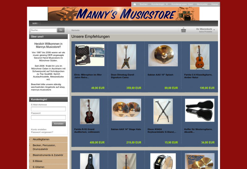 Mannys-Musicstore.de