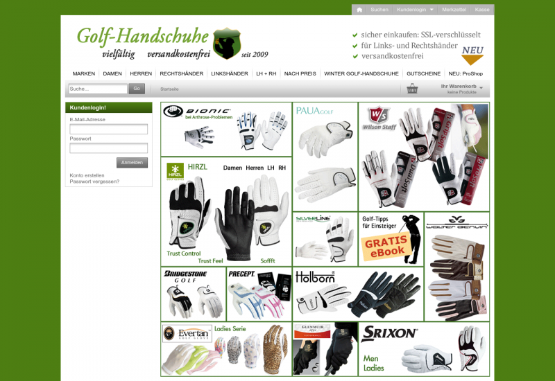 Golf-Handschuhe.de