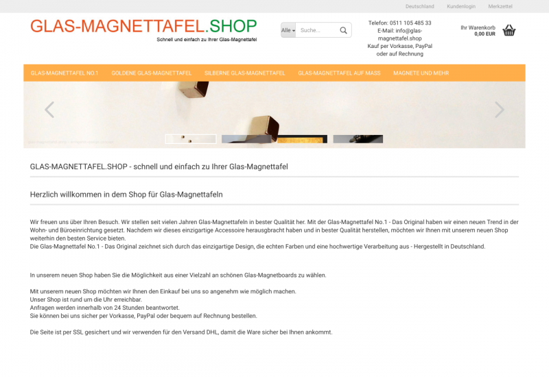 Glas-Magnettafel.shop